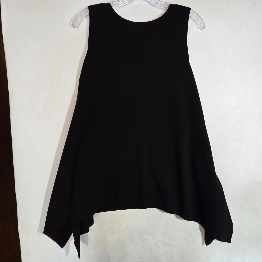 FH Clothing Co. Womens Sm Vest Tank  Lagenlook Color Block Button Front Pockets - Picture 10 of 10
